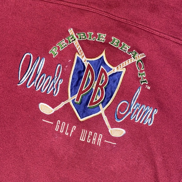 Pebble beach crew neck beautiful piece!! - Picture 2 of 3